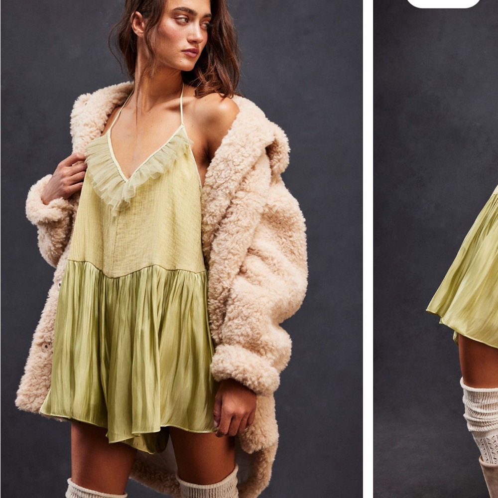 FREE PEOPLE do a twirl backless romper